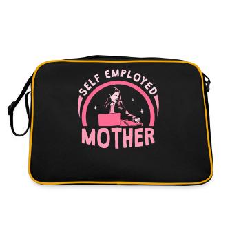 Mère indépendante Pigiste indépendante - Sac Retro - noir/or - Dos