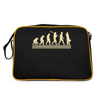 Évolution de la plomberie - Sac Retro - noir/or - Dos