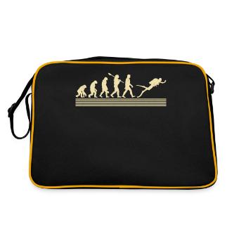 Professional diver development - Retro Bag - black/gold - Back