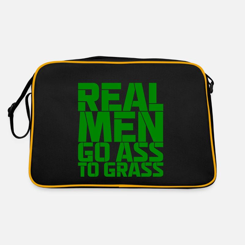 Les vrais hommes vont cul à l’herbe Sac Retro