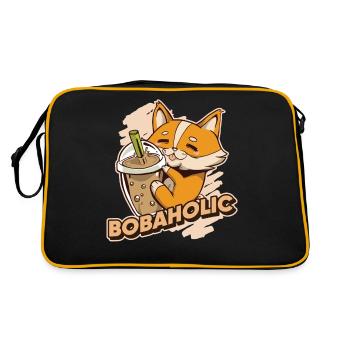 Bobaholic Boba Cadeau - Sac Retro - noir/or - Dos