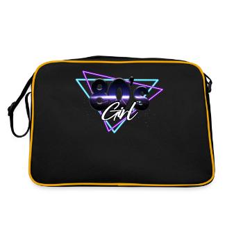 80s 80s Girl - Retro Bag - black/gold - Back