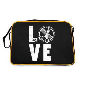 Coiffeur d’amour - Sac Retro - noir/or - Dos