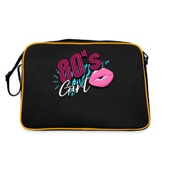 80s 80s Girl - Retro Bag - black/gold - Back
