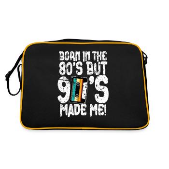 80s Born In The 80s - Retro Bag - black/gold - Back