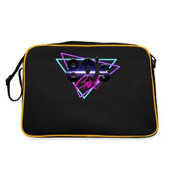 80s 80s Girl - Retro Bag - black/gold - Back