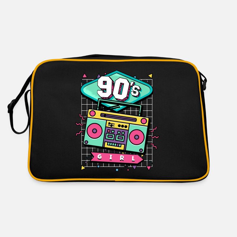 Fille des années 90 et 90 Sac Retro
