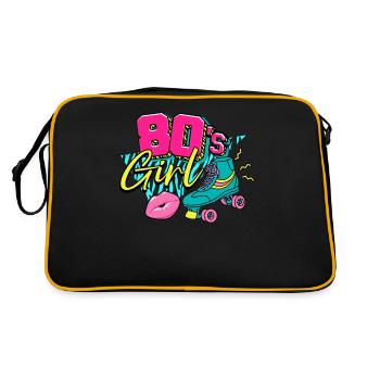80s 80s Girl - Retro Bag - black/gold - Back