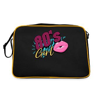 80s 80s Girl - Retro Bag - black/gold - Back