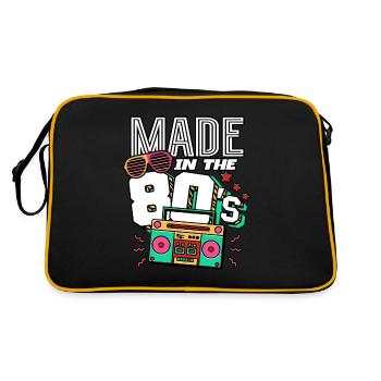 80s Made In The 80s - Retro Bag - black/gold - Back