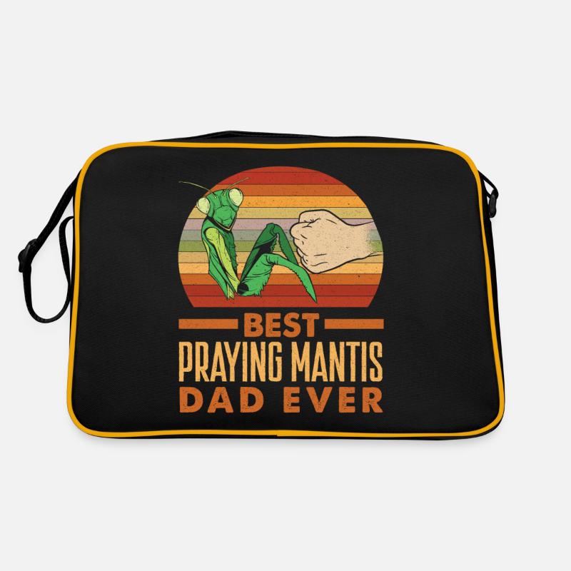 Insect Bug Collector Best Praying Mantis Dad Ever Retro Tasche