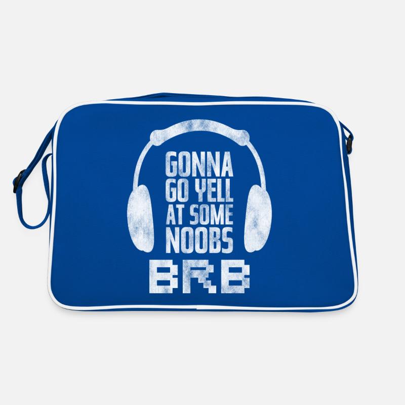 Gamer Noobs Brb Retro Tasche