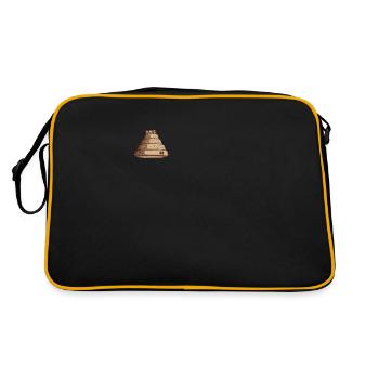 Ancient Astronaut Theory Vimana Temple - Retro Bag - black/gold - Back