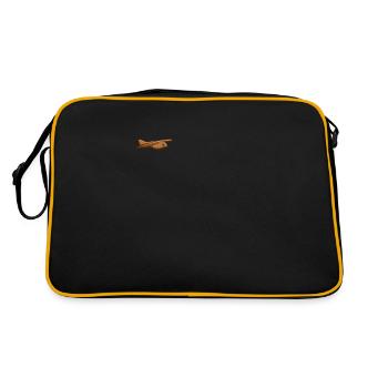 Ancient Astronaut Theory Bird of Sakkara - Retro Bag - black/gold - Back
