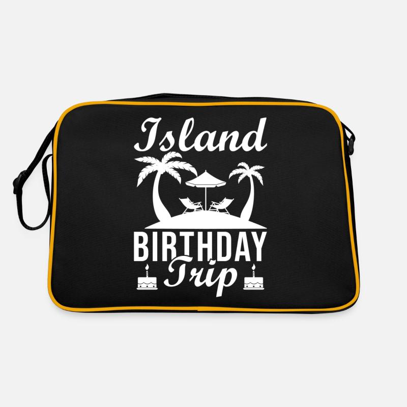 Insel-geburtstagsreise Retro Tasche