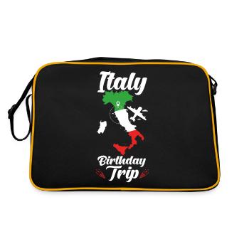 Italie Voyage d’anniversaire Italie - Sac Retro - noir/or - Dos