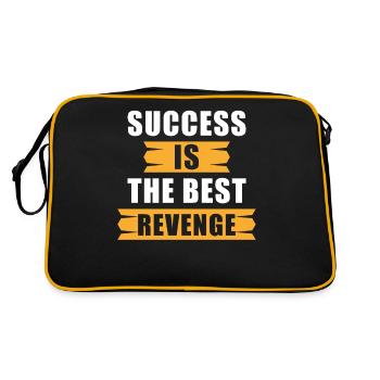 Success is the best revenge - Retro Bag - black/gold - Back