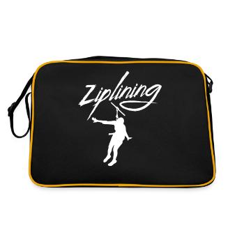 Tyrolienne Dictons Tyrolienne Sport Tyrolienne - Sac Retro - noir/or - Dos