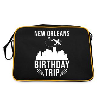 Voyage d’anniversaire à la Nouvelle-Orléans La Nouvelle-Orléans - Sac Retro - noir/or - Dos