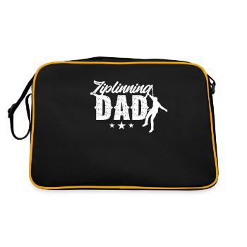 Tyrolienne Papa Sport Tyrolienne Dictons Tyrolienne - Sac Retro - noir/or - Dos