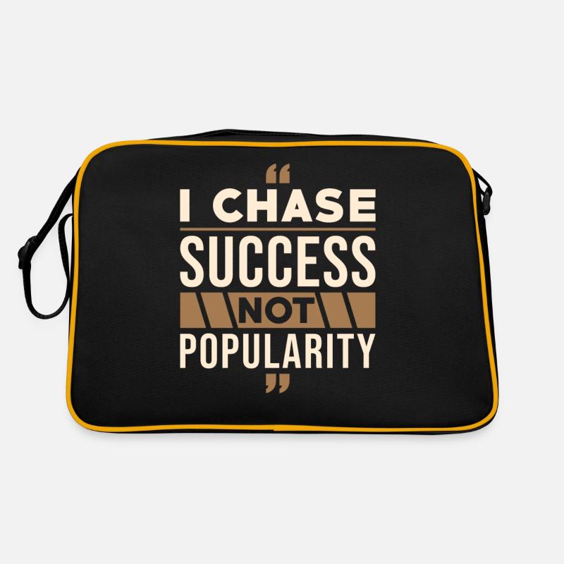 Je vise le succès, pas la popularité Sac Retro