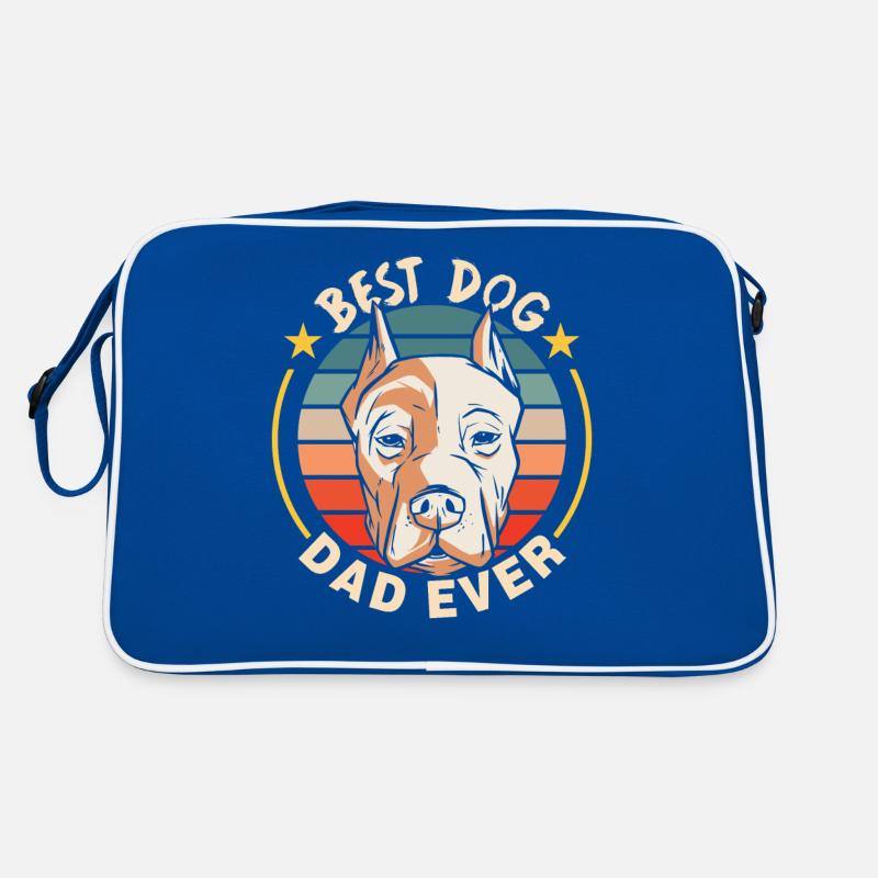 Bester Hundepapa Aller Zeiten Hund Papi Vater Retro Tasche