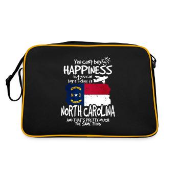 North Carolina - Retro Bag - black/gold - Back