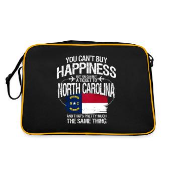 North Carolina - Retro Bag - black/gold - Back