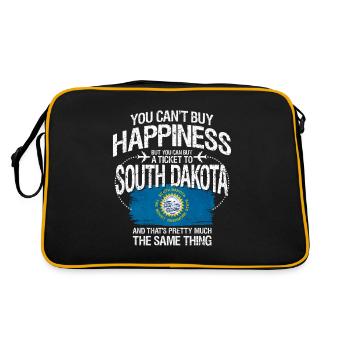 South Carolina - Retro Bag - black/gold - Back