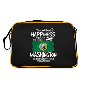 Washington - Sac Retro - noir/or - Dos