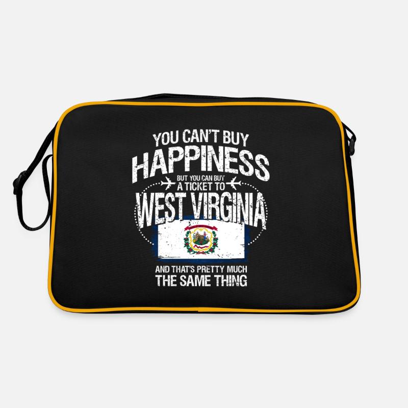West Virginia Retro Tasche