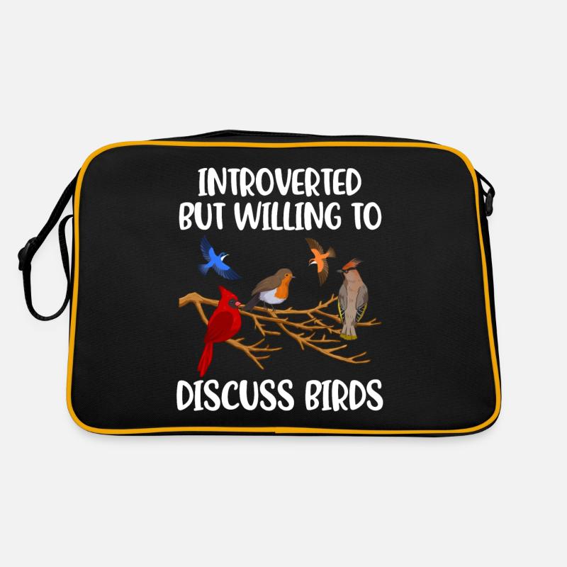 Introverted Birds Introverted Gift Retro Bag