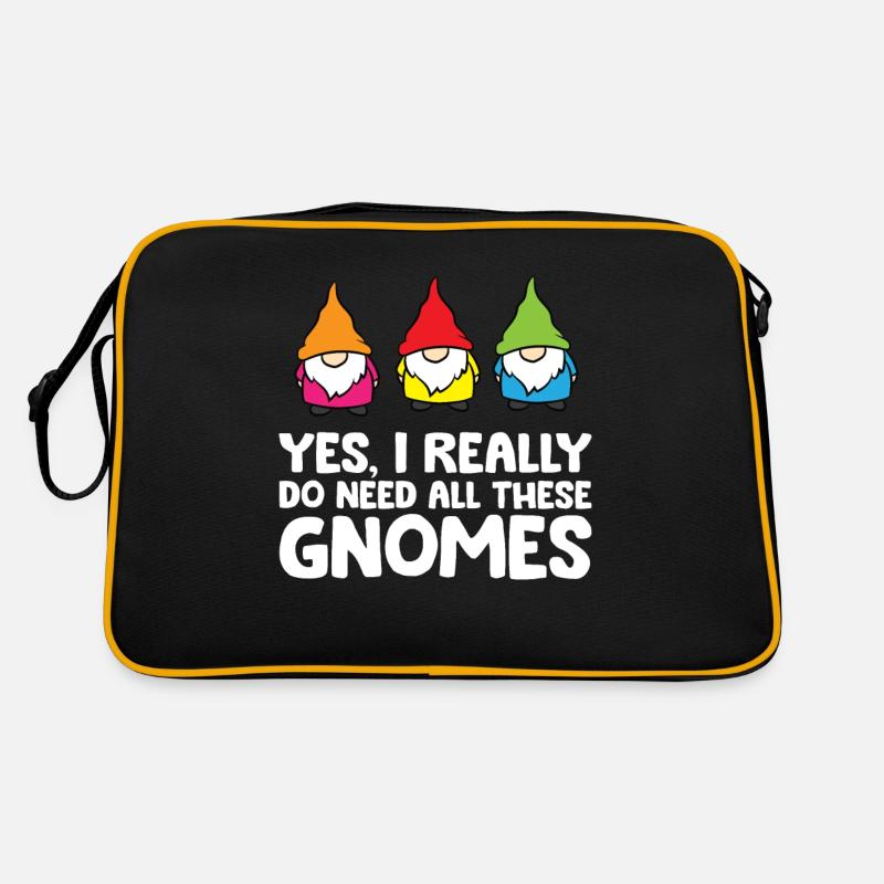 Yes I Really Do Need All These Gnomes Retro Bag