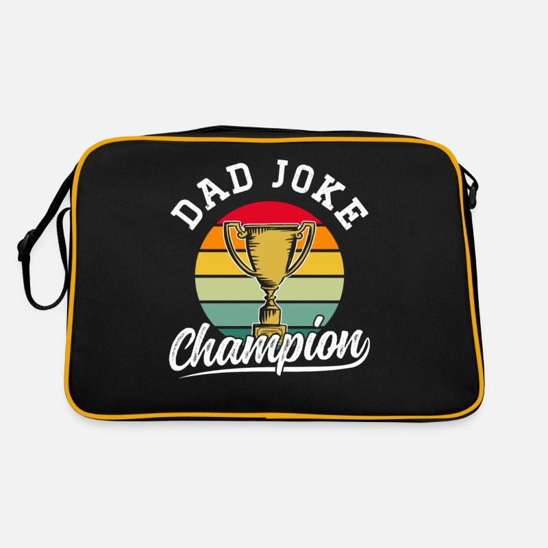 Dad Joke Papa Joke Jokes Father Retro Bag
