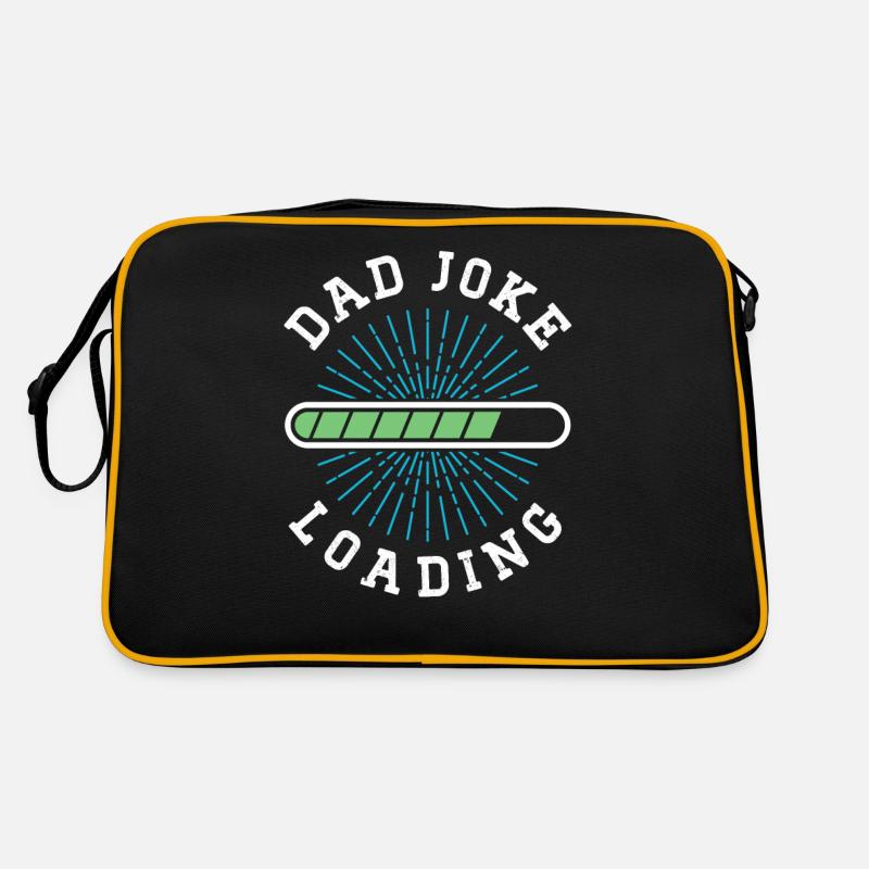 Dad Joke Papa Witz Jokes Vater Retro Tasche