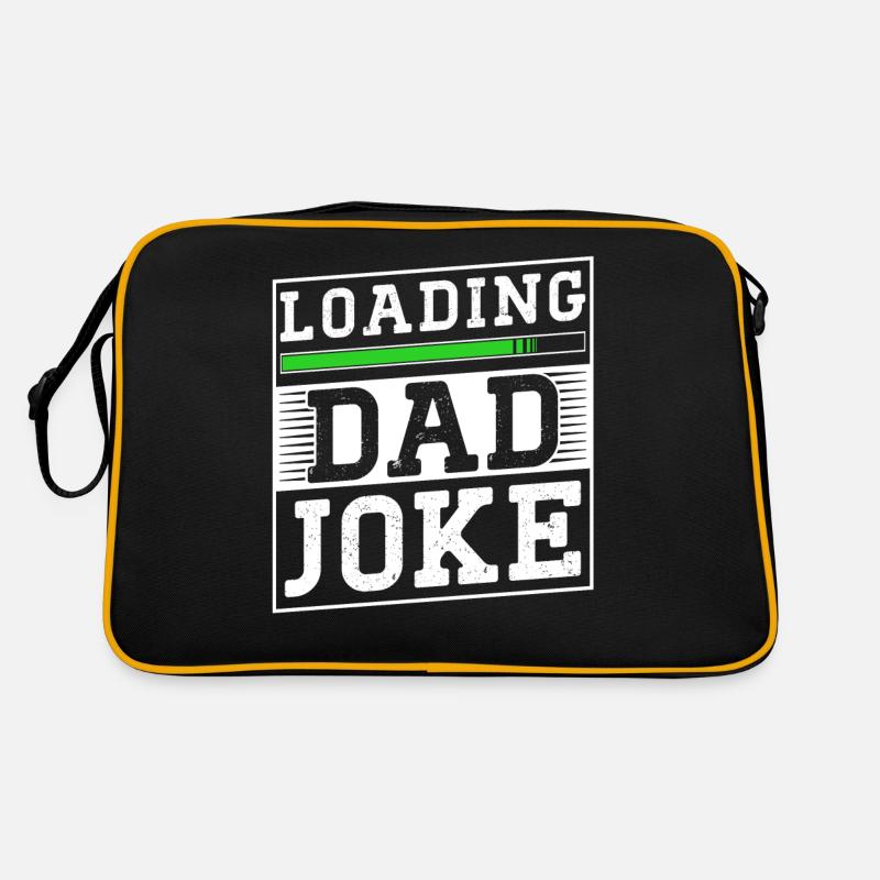 Dad Joke Papa Joke Jokes Father Retro Bag