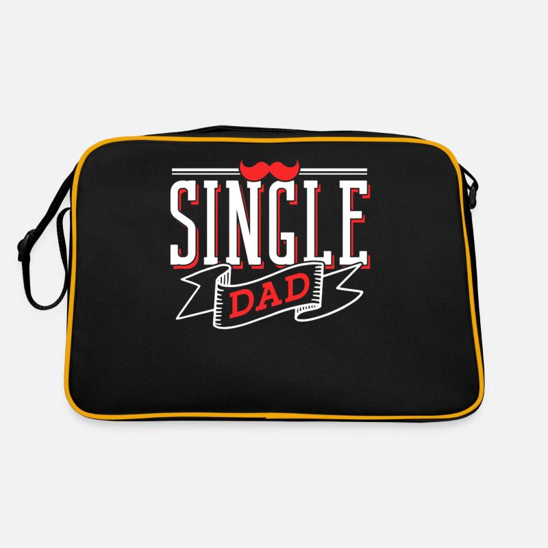Single Father Daddy Papa Single Parent Retro Bag