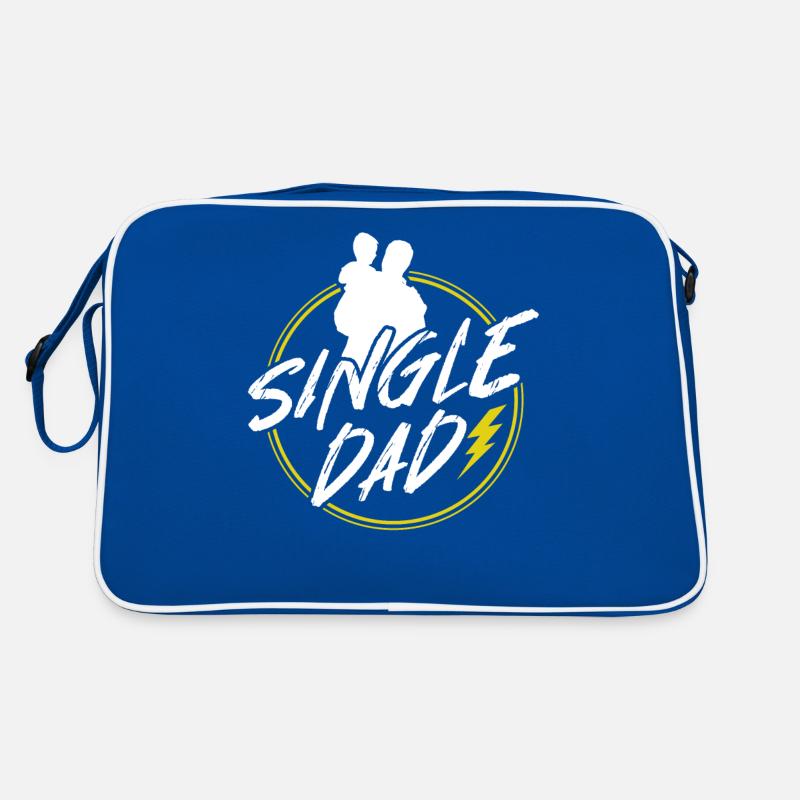 Single Father Daddy Single Parent Dad Retro Bag