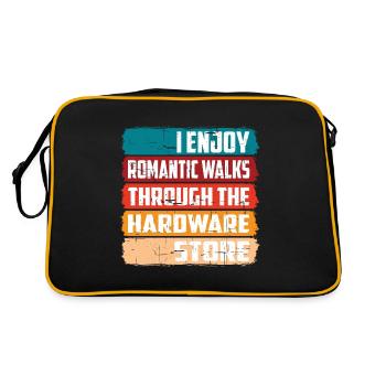 Enjoy Romantic Walks Through The Hardware Store16 - Retro Bag - black/gold - Back