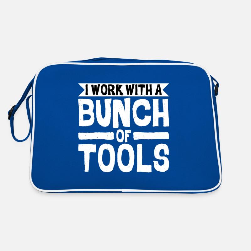 I work with a bunch of tools 8 Retro Bag