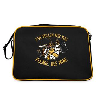 Jeu de mots d'apiculture amusant pour un fermier - Sac Retro - noir/or - Dos