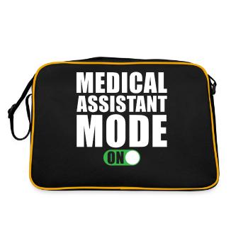 Mode Assistant médical activé - Sac Retro - noir/or - Dos