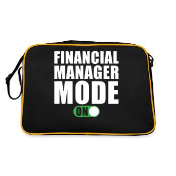 Financial Manager Mode on - Retro Bag - black/gold - Back