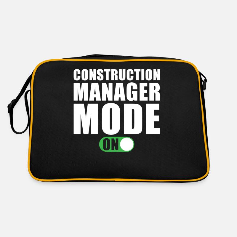 Construction Manager Mode On Retro Bag