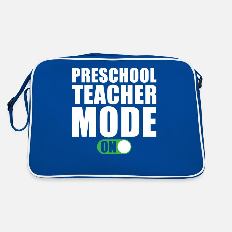 Vorschullehrer Modus Ein Retro Tasche
