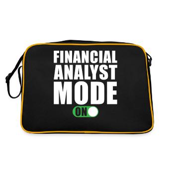Financial Analyst Mode on - Retro Bag - black/gold - Back