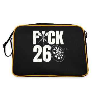 Dart Board Dart Player Flying Arrow 26 Darts - Retro Bag - black/gold - Back
