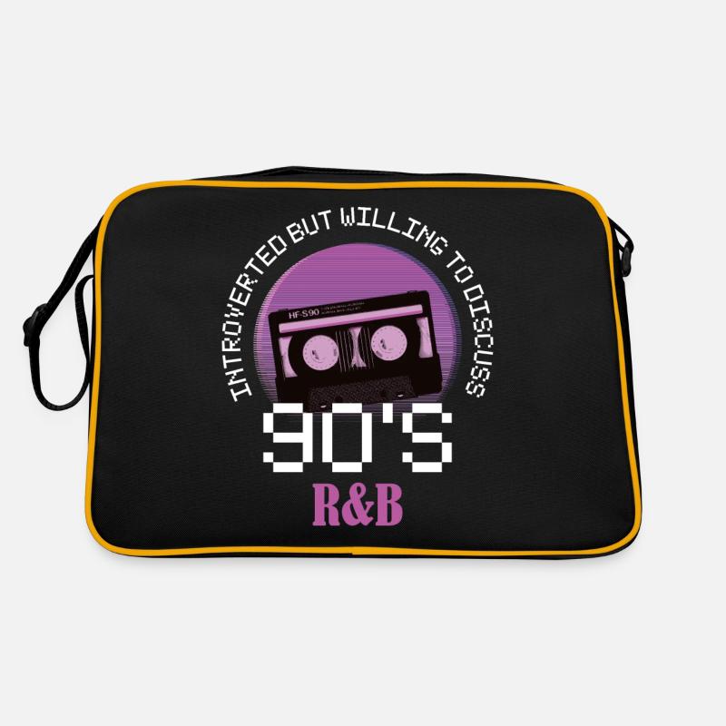 Introverted 90's R&B Introvertiert Geschenk Retro Tasche