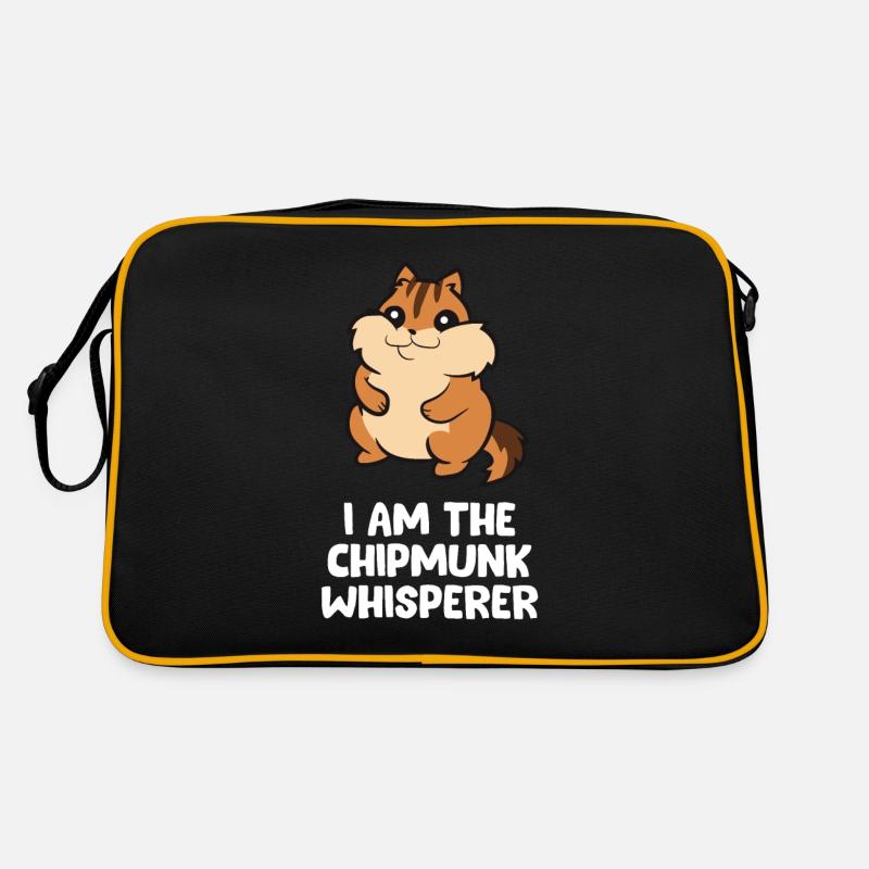 Funny Chipmunk Whisperer I Am The Chipmunk Retro Bag