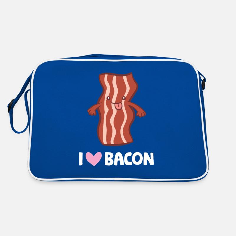 Amateurs de bacon Petit déjeuner bacon J’adore le bacon Sac Retro